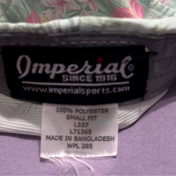 Ritz Carlton Maui Floral Cap with Pink and Green - Picture 3 of 3